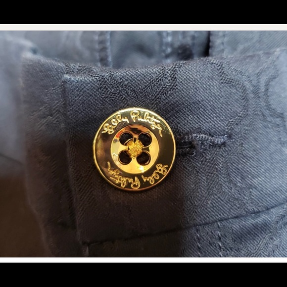 Lilly Pulitzer - Kelly Textured Ankle Length
Skinny Pant Midnight Navy - SIZE 2 - Picture 9 of 16